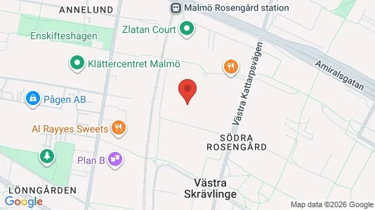 Apartments for rent i Rosengård - kort over placeringen