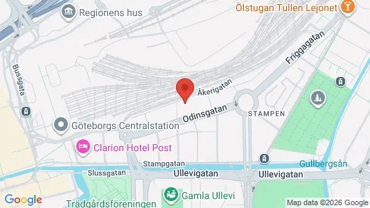 Apartments for rent i Gothenburg City Centre - kort over placeringen