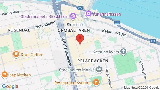 Apartments for rent i Södermalm - kort over placeringen