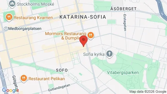 Apartments for rent i Södermalm - kort over placeringen