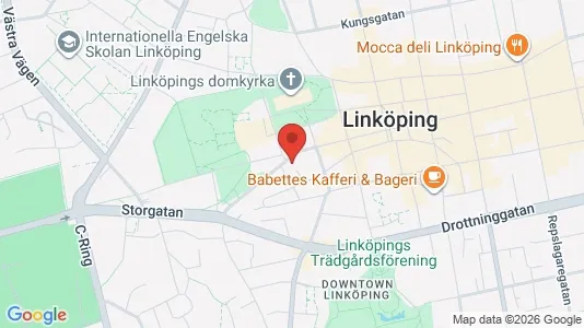 Apartments for rent i Linköping - kort over placeringen