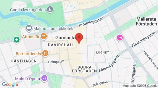 Apartments for rent i Malmö City - kort over placeringen