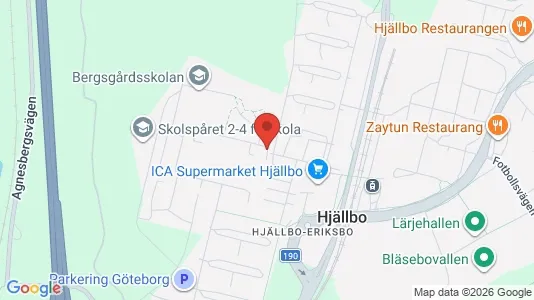 Apartments for rent i Angered - kort over placeringen
