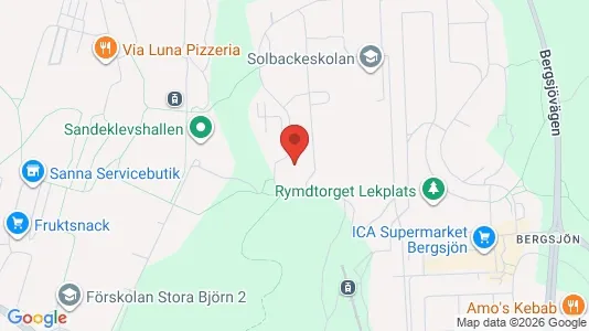 Apartments for rent i Gothenburg East - kort over placeringen