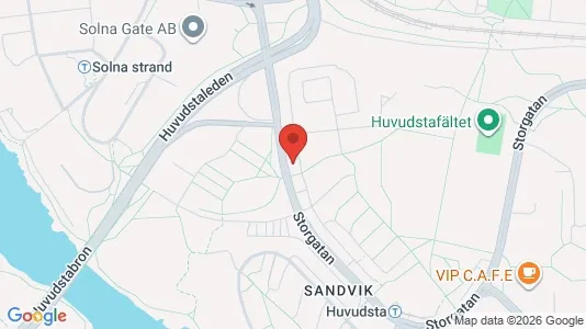 Apartments for rent i Solna - kort over placeringen