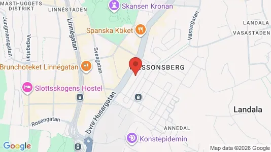 Apartments for rent i Gothenburg City Centre - kort over placeringen