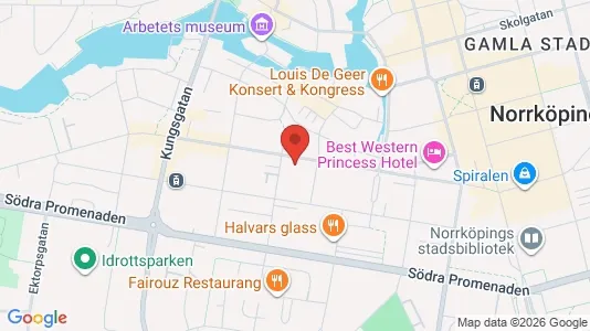 Apartments for rent i Norrköping - kort over placeringen