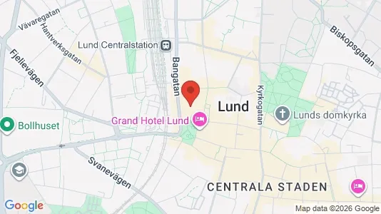 Apartments for rent i Lund - kort over placeringen