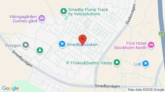 Apartments for rent i Upplands Väsby - kort over placeringen