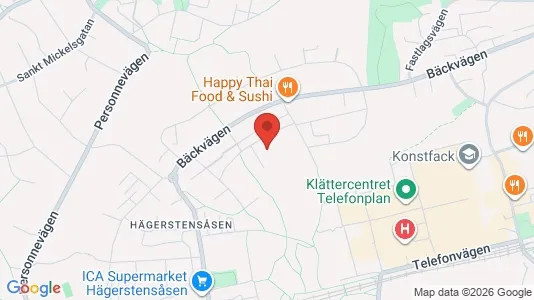 Apartments for rent i Stockholm South - kort over placeringen