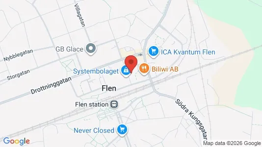 Apartments for rent i Flen - kort over placeringen