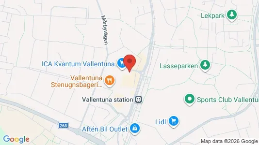 Apartments for rent i Vallentuna - kort over placeringen