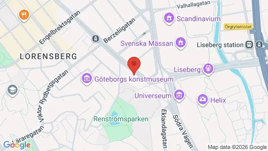 Apartments for rent i Johanneberg - kort over placeringen