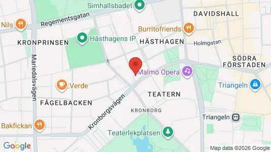 Apartments for rent i Malmö City - kort over placeringen