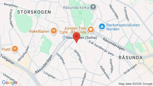 Apartments for rent i Solna - kort over placeringen