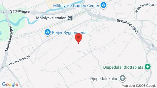 Apartments for rent i Härryda - kort over placeringen