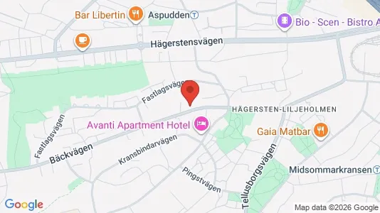 Apartments for rent i Stockholm South - kort over placeringen