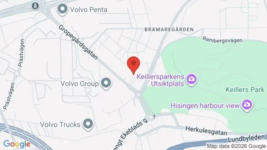 Apartments for rent i Lundby - kort over placeringen
