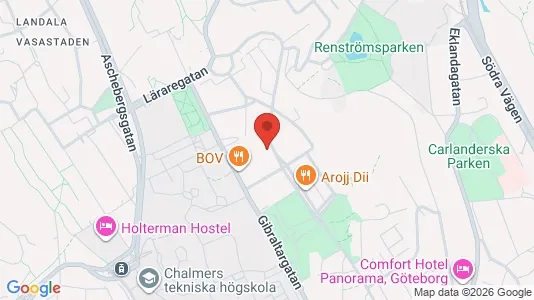 Apartments for rent i Johanneberg - kort over placeringen