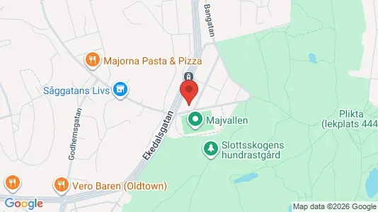 Apartments for rent i Majorna-Linné - kort over placeringen