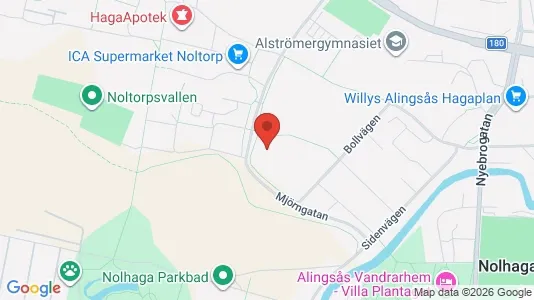 Apartments for rent i Alingsås - kort over placeringen