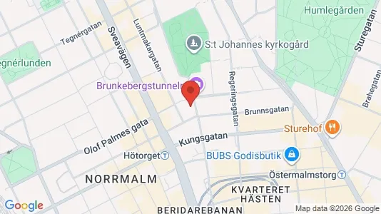 Apartments for rent i Stockholm City - kort over placeringen