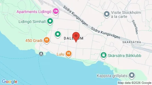 Apartments for rent i Lidingö - kort over placeringen
