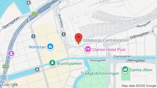 Apartments for rent i Gothenburg City Centre - kort over placeringen