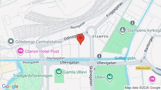 Apartments for rent i Gothenburg City Centre - kort over placeringen