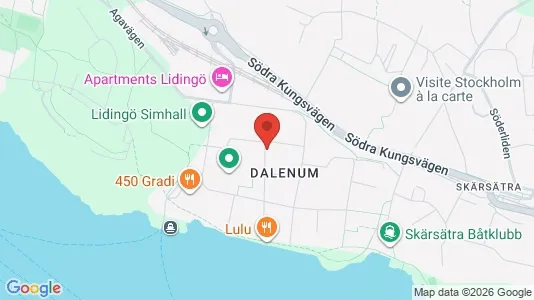 Apartments for rent i Lidingö - kort over placeringen
