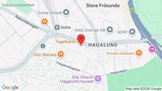 Apartments for rent i Solna - kort over placeringen