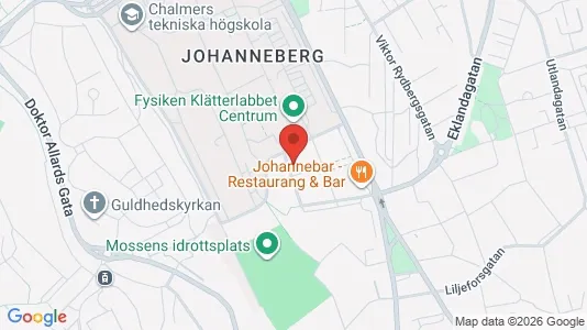 Apartments for rent i Johanneberg - kort over placeringen