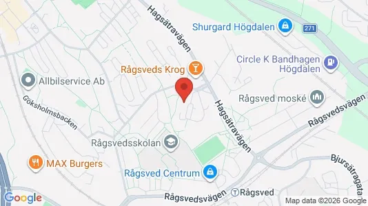 Apartments for rent i Stockholm South - kort over placeringen