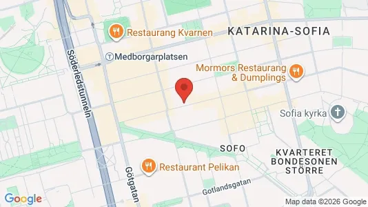 Apartments for rent i Södermalm - kort over placeringen