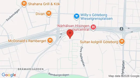 Apartments for rent i Lundby - kort over placeringen