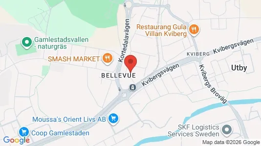 Apartments for rent i Gothenburg East - kort over placeringen
