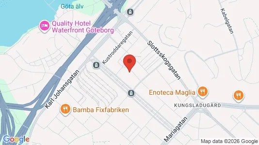 Apartments for rent i Majorna-Linné - kort over placeringen