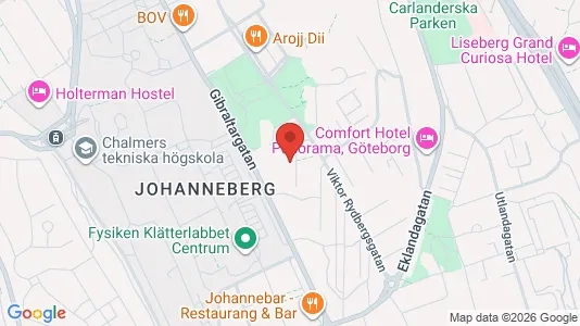 Apartments for rent i Johanneberg - kort over placeringen