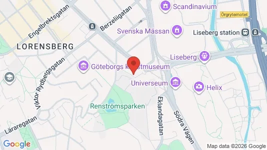 Apartments for rent i Johanneberg - kort over placeringen