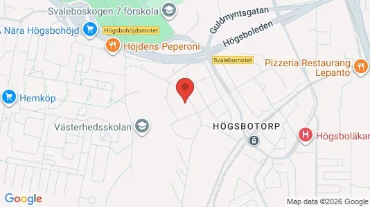 Apartments for rent i Askim-Frölunda-Högsbo - kort over placeringen