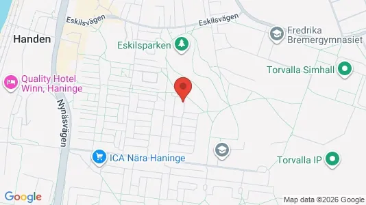 Apartments for rent i Haninge - kort over placeringen