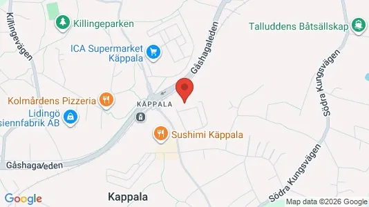 Apartments for rent i Lidingö - kort over placeringen