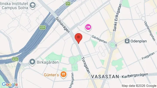 Apartments for rent i Vasastan - kort over placeringen