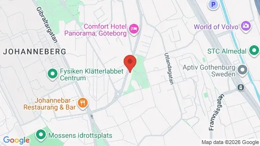 Apartments for rent i Johanneberg - kort over placeringen