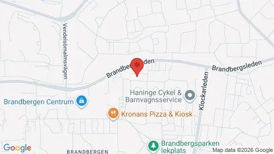 Apartments for rent i Haninge - kort over placeringen