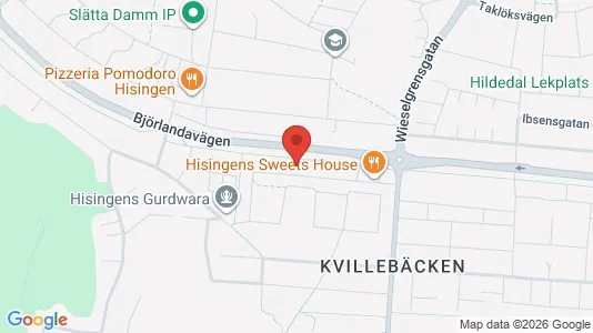 Apartments for rent i Lundby - kort over placeringen
