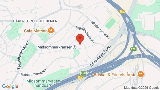 Apartments for rent i Stockholm South - kort over placeringen