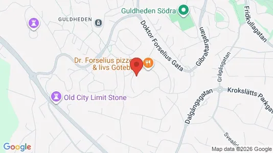 Apartments for rent i Gothenburg City Centre - kort over placeringen