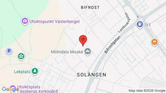 Apartments for rent i Mölndal - kort over placeringen