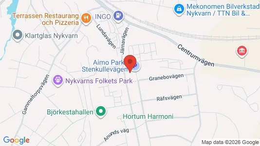 Apartments for rent i Nykvarn - kort over placeringen